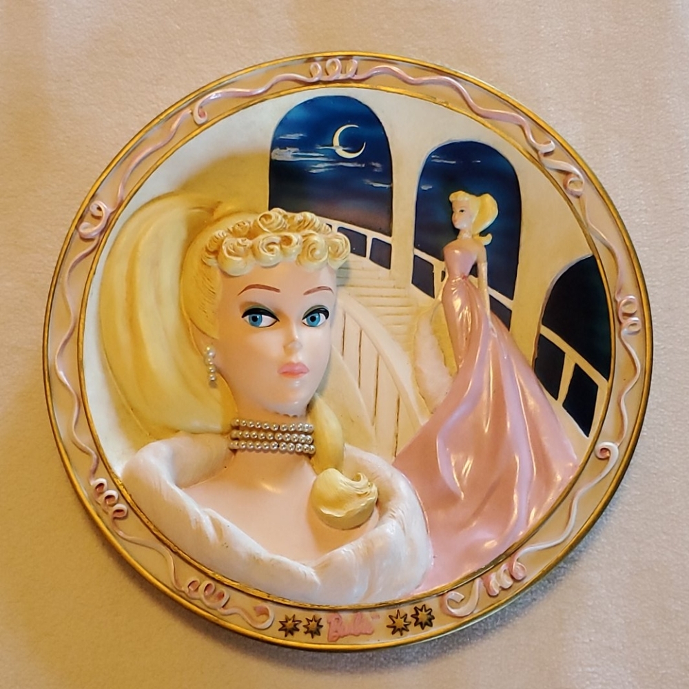 Vintage Barbie Plate "Enchanted Evening"
